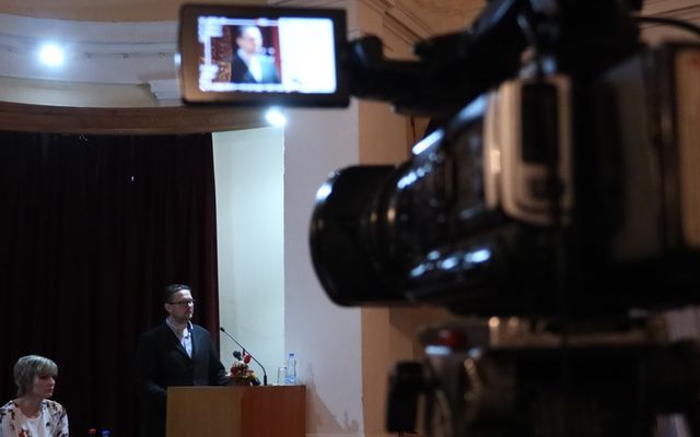 V. pályázati körrel kapcsolatos tájékoztató lakossági fórum Adán (képek)