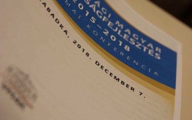 VAJDASÁGI MAGYAR GAZDASÁGFEJLESZTÉS 2015 – 2018, Szakmai konferencia (képek)