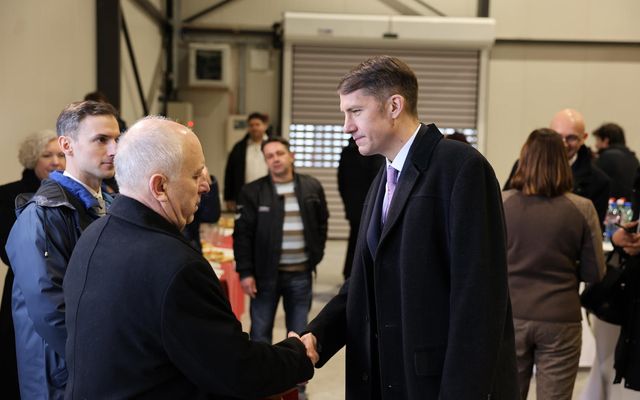 A Microcer kft. kiemelt jelentőségű nagyléptékű fejlesztés ünnepélyes átadása