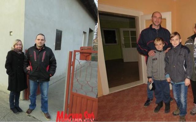 Az adai Bogáromi és a moholi Bognár család a Prosperitati Alapítvány támogatásával vásárolt családi házat