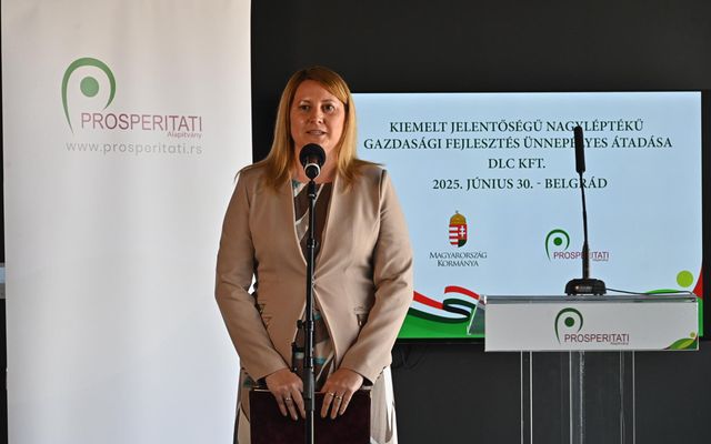 DLC Kft. kiemelt jelentőségű nagyléptékű gazdasági fejlesztés ünnepélyes átadása 