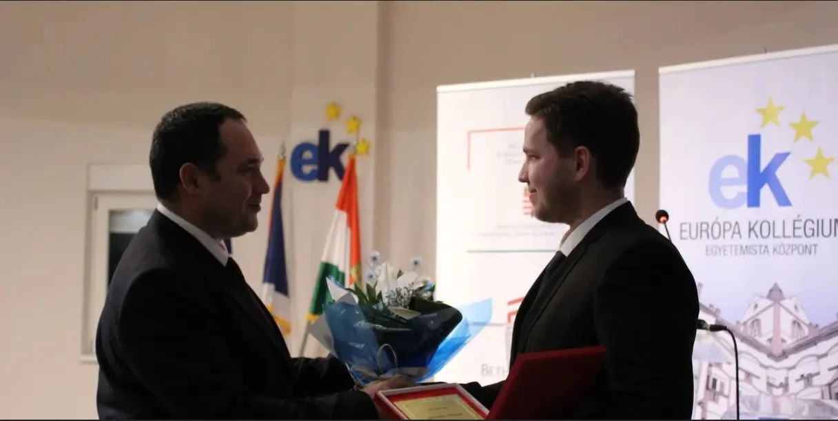 Pletikoszity Árpád kiemelkedő munkájáért nemrégiben átvette az Európa Alapítvány Pázmány Péter-díját