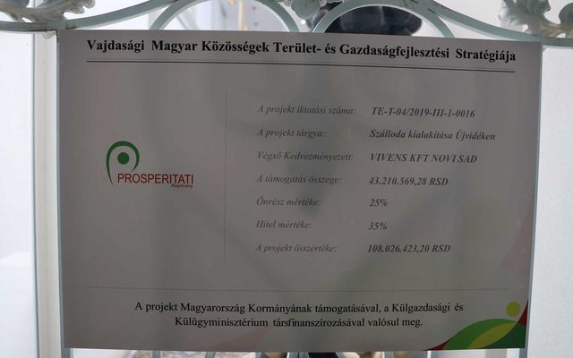 Az újvidéki Queen Hotel kiemelt jelentőségű turisztikai beruházás ünnepélyes átadása
