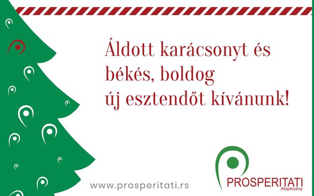 Áldott karácsonyt és békés, boldog új esztendőt kívánunk!
