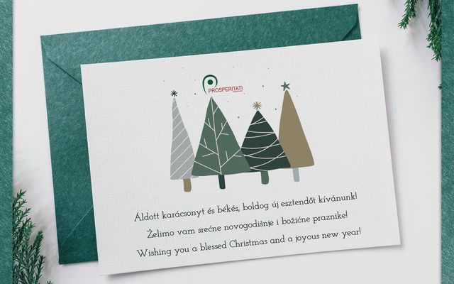 Áldott karácsonyt és békés, boldog új esztendőt kívánunk!